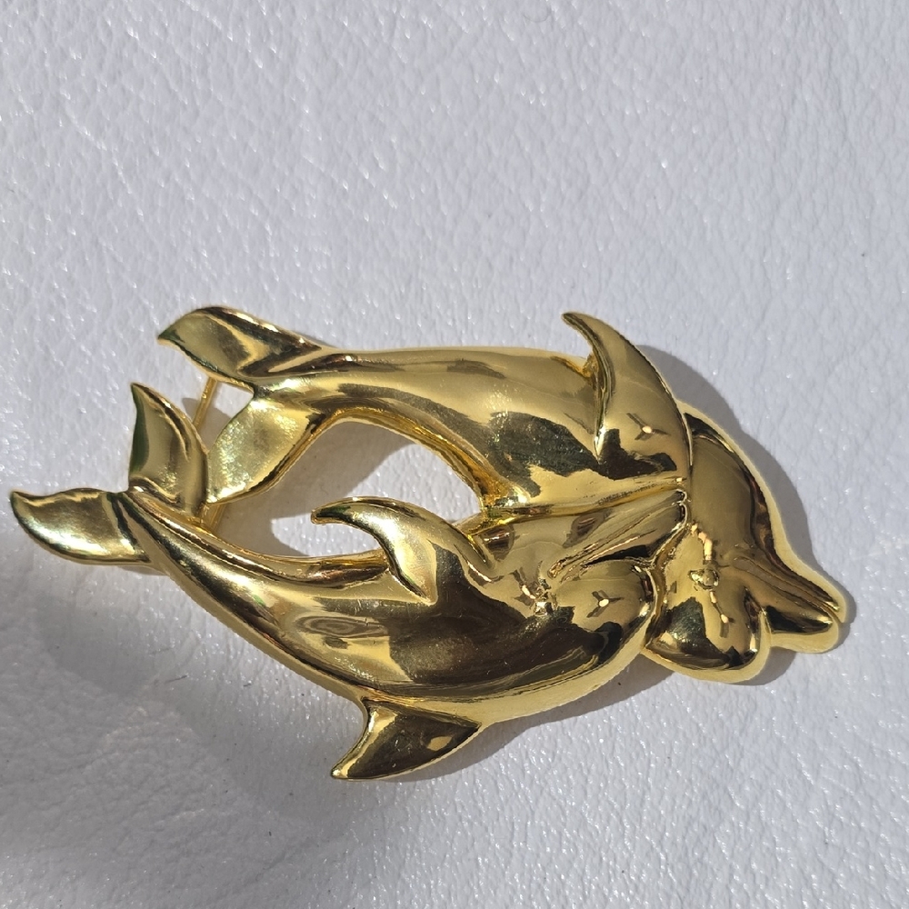 1993 Doreen Ryan Dolphin Belt Buckle